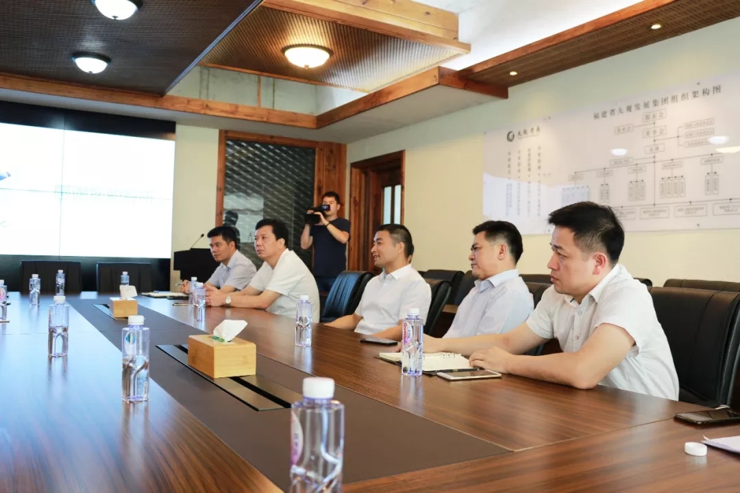 龙文区主要领导一行到大观集团调研指导工作